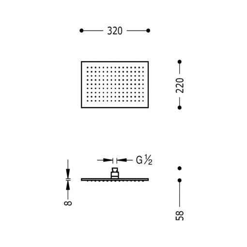 Rociador ducha anticalcárea TRES