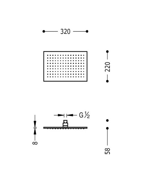 Rociador ducha anticalcárea TRES