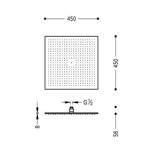 Rociador ducha anticalcárea TRES