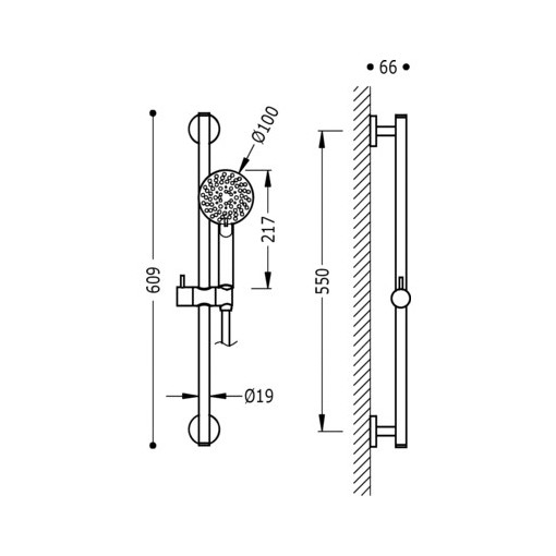 Kit De Ducha MINIMAL TRES