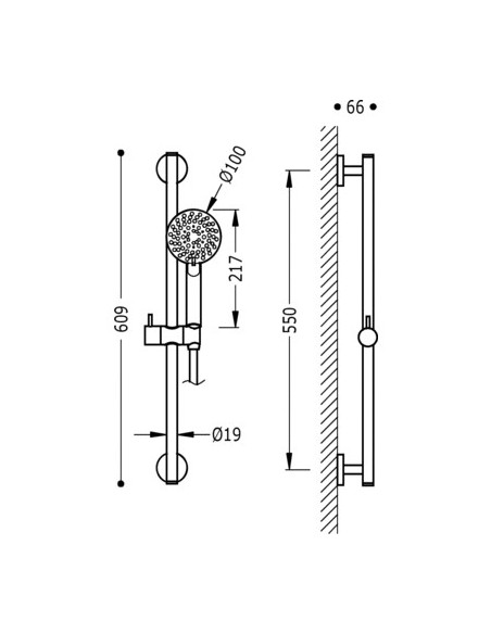 Kit De Ducha MINIMAL TRES