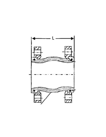 Junta Antivibraciones Con Bridas Dn 40