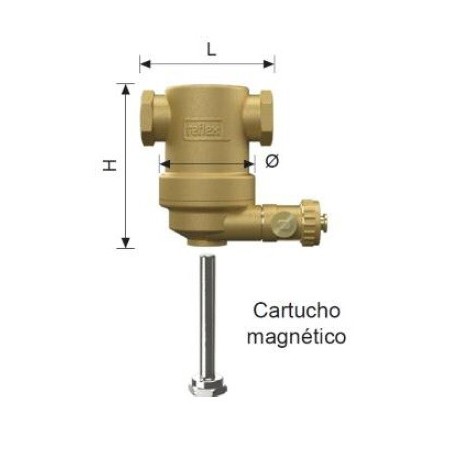 Separador De Lodos Horizontal Con Cartucho Magnético “EXDIRT”