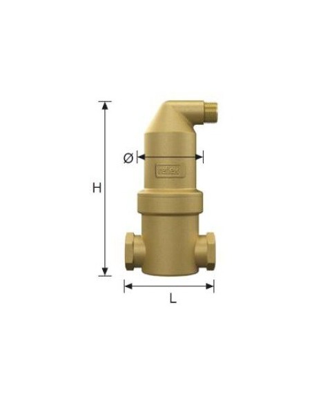 Separador De Microburbujas Horizontal "EXVOID"