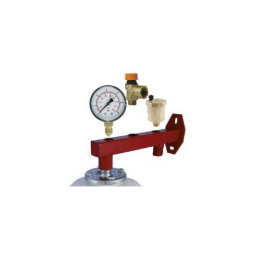 Soporte Vasos C/V.Seg. 6 Bar, Purgador Y Man. 10 Bar