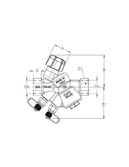Valv. Equi. Dinamico Chartucho Para Actuador 1/2"