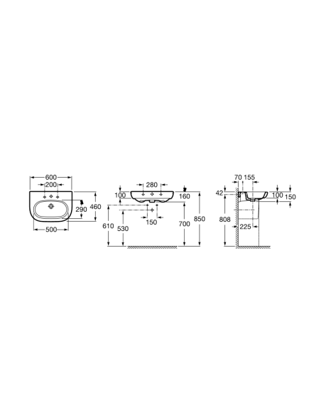 Lavabo MERIDIAN-N ROCA