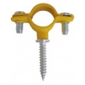 Metal clamp with screw M6 Yellow HYDRAFIX