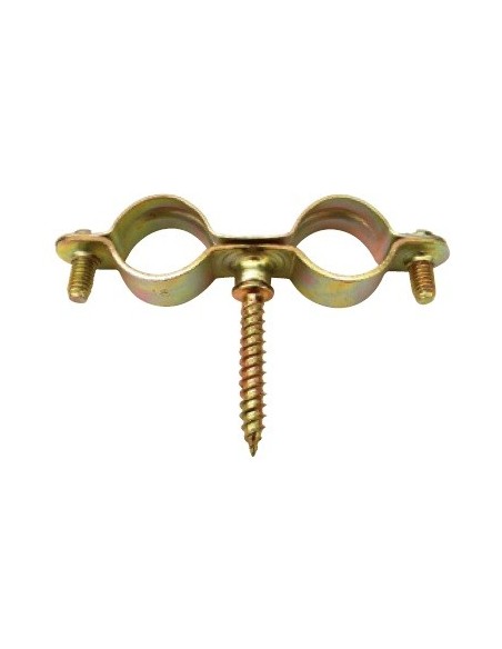 Abrazadera Doble  12 C/Tirafondo