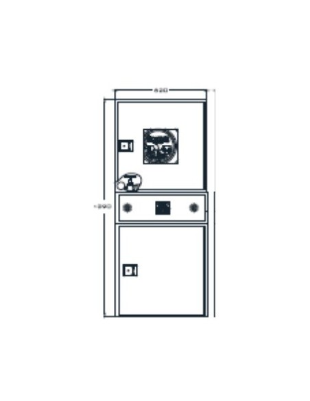 Alarma Para Sistemas Verticales Modelo Riastar. Dimensiones: 150 X 620 X 250 Mm