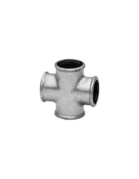 Cruz 90° H Hierro Galvanizado