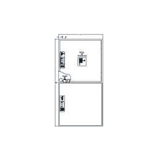 Armario Para Dos Extintores Modelo Stare30. Dimensiones: 750 X 750 X 215 Mm