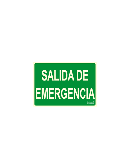 Cartel SALIDA DE EMERGENCIA