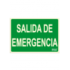 Cartel SALIDA DE EMERGENCIA
