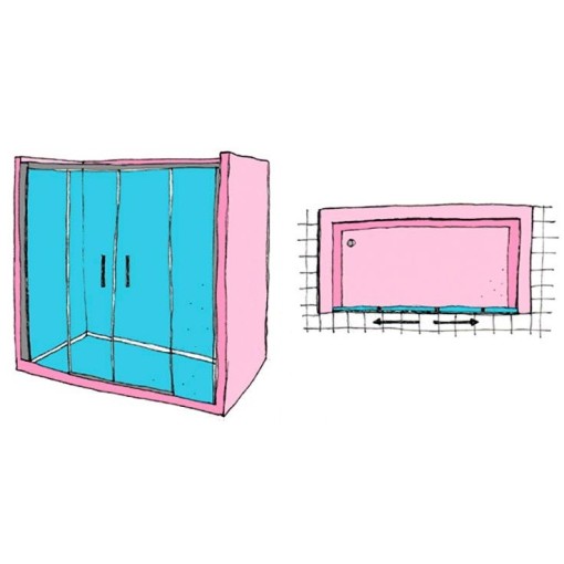 Mampara de ducha DANUBIO