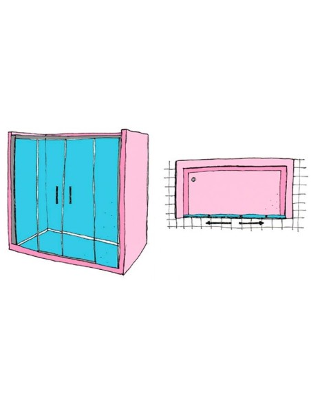 Mampara de ducha DANUBIO