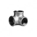 Side-outlet elbow F - Galvanized iron