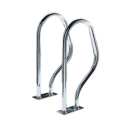 Rampes d'accès à la piscine ASTRALPOOL Fixation à l'aide d'une plaque rectangulaire