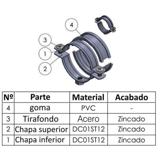 Abraz. M8 Isofonica Hydralig 22 HYDRAFIX
