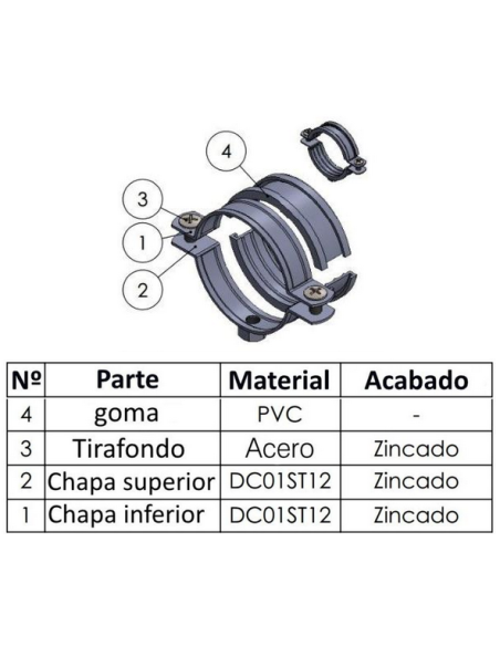 Abraz. M8 Isofonica Hydralig 22 HYDRAFIX