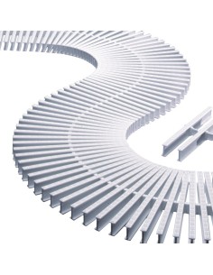 Modulo griglia trasversale per curve con altezza 22 mm. ASTRALPOOL