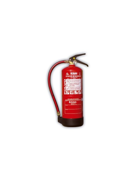 Extintor Portátil de POLVO ABC de 6 Kg. Eficacia: 27A - 183B