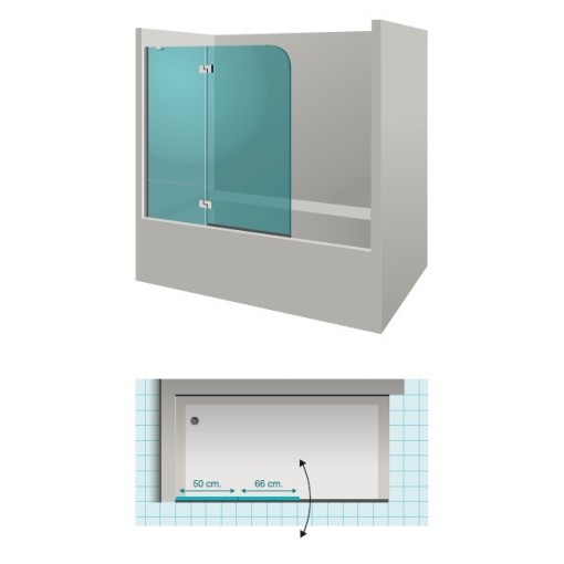 MAMPARA PARA BAÑERA TAIPEI - DOCCIA