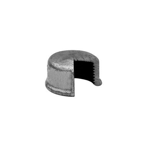 Round cap F - Galvanized iron