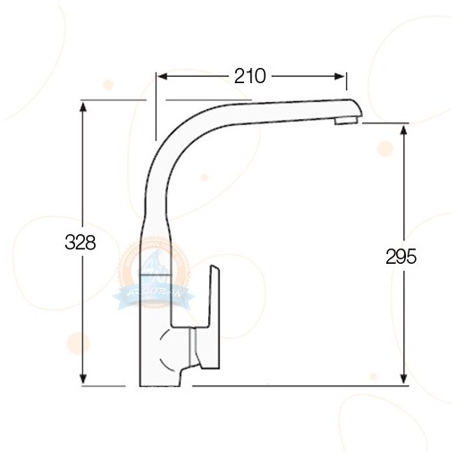 Grifo Monomando De Fregadero SIROCO