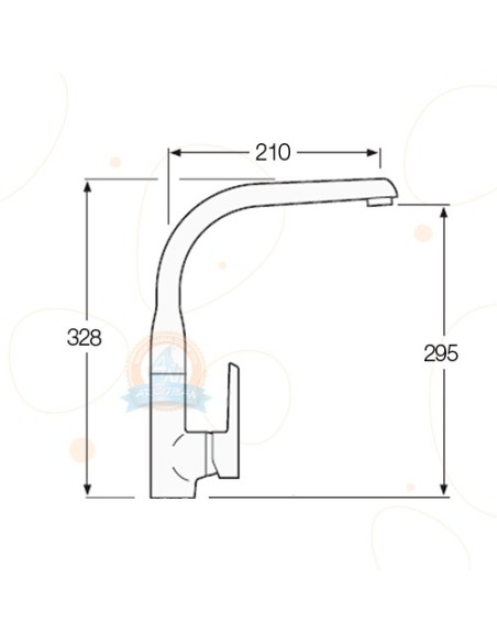 Grifo Monomando De Fregadero SIROCO