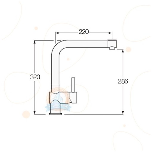 Grifo Monomando De Fregadero ZEUS