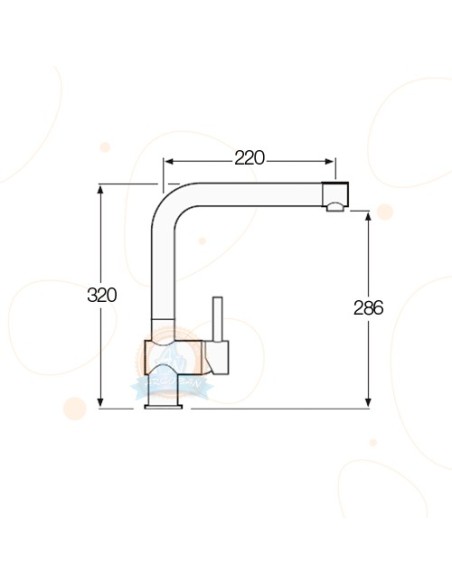 Grifo Monomando De Fregadero ZEUS