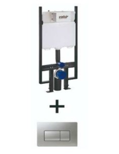 Cisterna De Empotrar Y Pulsador Cromo BOSSINI