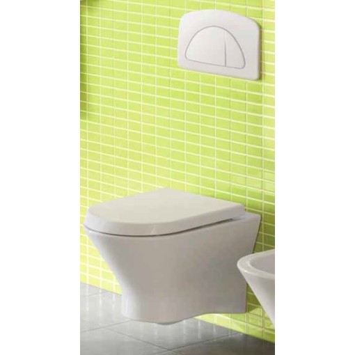 Inodoro suspendido NEXO + Cisterna empotrada + Tapa WC