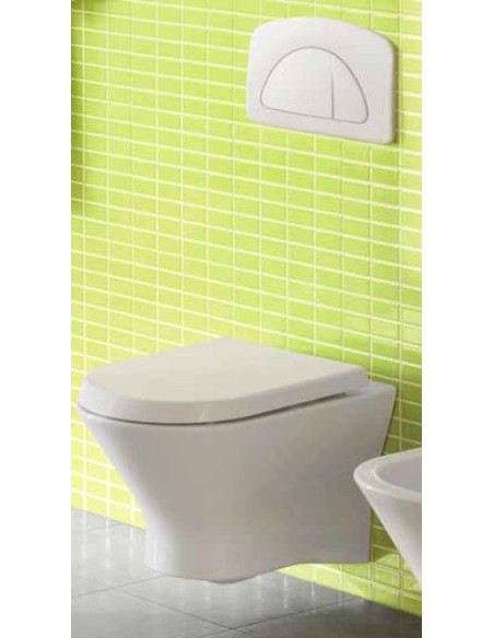 Inodoro suspendido NEXO + Cisterna empotrada + Tapa WC
