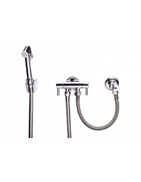 Kit De Ducha: Mango + Flexo + Soporte + Llave