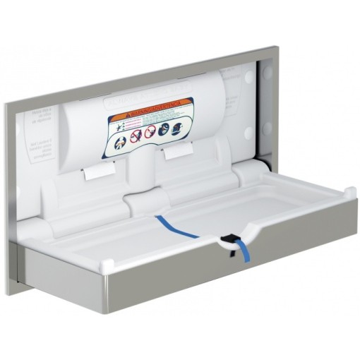 Cambiador De Pañales Inox Horizontal Encastrado GENWEC