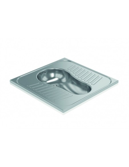 Placa Turca Inox 304 Brillante GENWEC