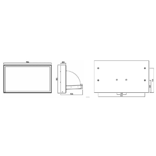 Cambiador De Pañales Inox Horizontal Encastrado GENWEC