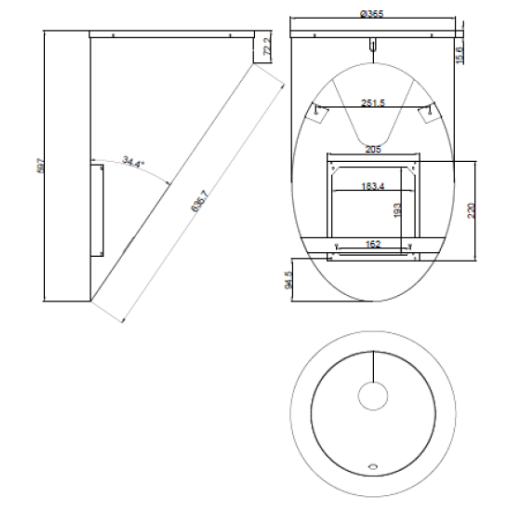 Urinario Redondo Inox 304 Satinado GENWEC