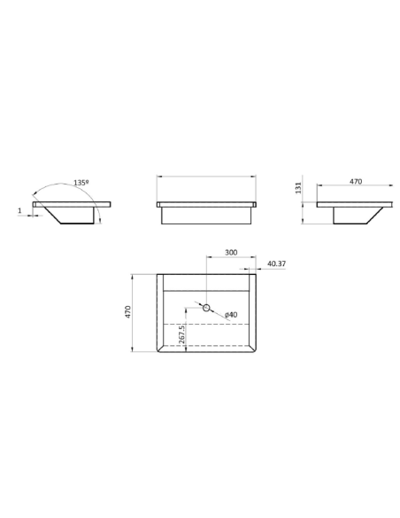 Lavamanos Colectivo Inox 304 Sin Peto GENWEC