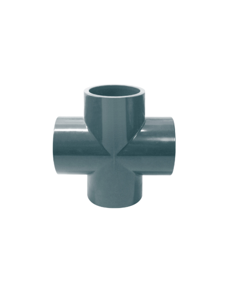 Cruz Derivación Doble H-H 90° Encolar PVC Presión