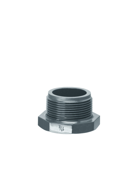 Tapón Rosca Macho PVC Presión