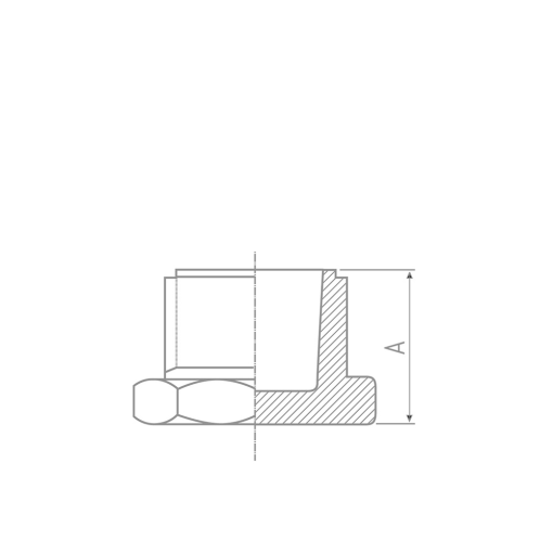 Tapón Rosca Macho PVC Presión