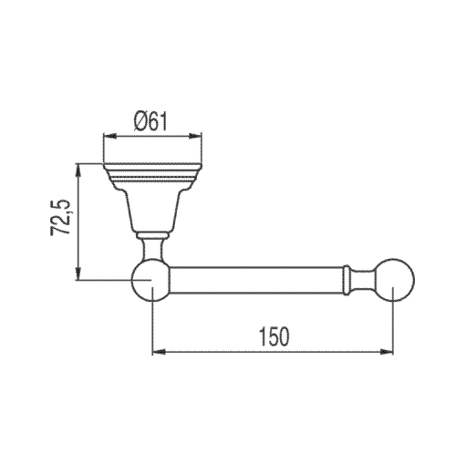 Portarrollos Sin Tapa Serie RETRO-TRES