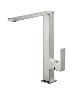 Grifo Monomando Para Fregadero Con Maneta Plana CUADRO TRES