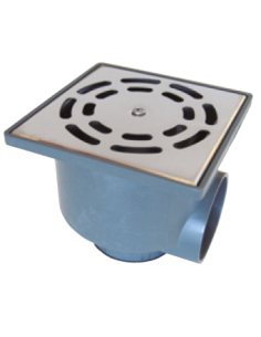 Sumidero PVC Con Rejilla INOX HYDRAFIX