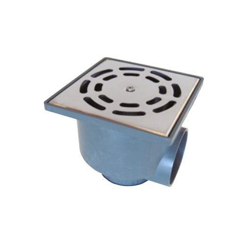 Sumidero PVC Con Rejilla INOX HYDRAFIX
