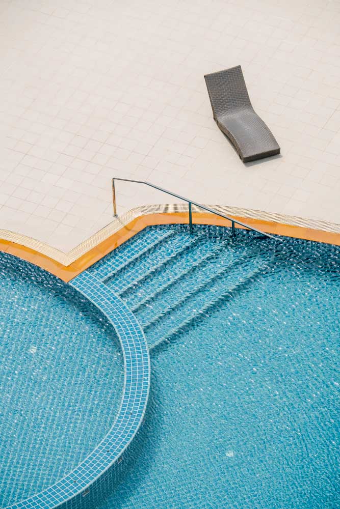 Escalera Para Piscina De Obra Con Barandilla Disper